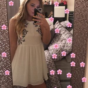 white dress